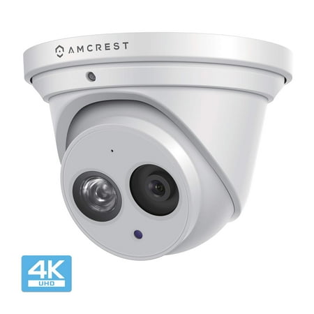 Amcrest UltraHD 4K (8MP) Outdoor Security IP Turret PoE