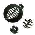 thumbnail image 2 of Unique Bargains 1 Pc Fashion Round Fish Shape Hair Clips Hairdo Clip Black, 2 of 5