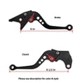 thumbnail image 4 of CNC Shorty Brake Clutch Levers Black For Suzuki GSXR 600 750 97-03 Handle Hand, 4 of 4