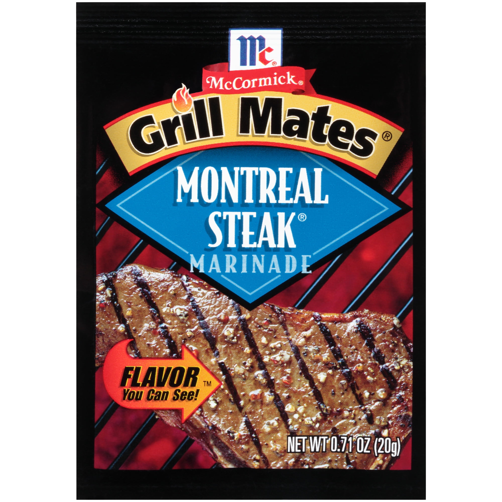 McCormick Grill Mates Montreal Steak Marinade Mix, 0.71 oz