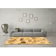 thumbnail image 3 of Ahgly Company Indoor Rectangle Abstract Brown Modern Area Rugs, 8' x 12', 3 of 4