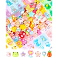 thumbnail image 1 of Set de amuletos Slime FIVEIZERO, 100 unidades, resina kawaii para manualidades, 1 of 6