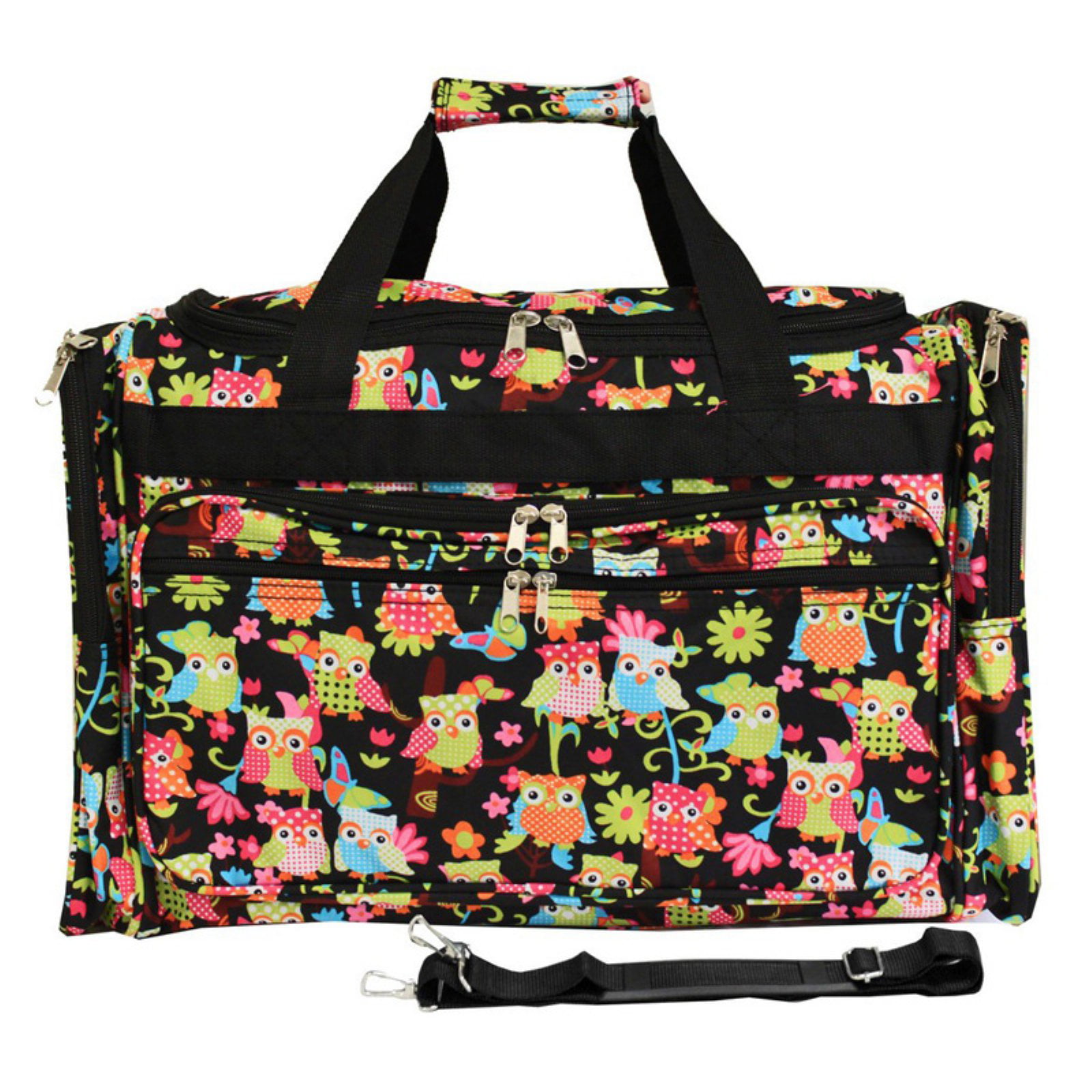  InterestPrint Travel Duffel Bag, Pink White spirals Twist Bags  for Men Women Travel Tote Waterproof Bag Luggage Bag Unisex Duffle Bag