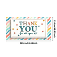 thumbnail image 3 of Colorful Design Thank You Banner Decorative Stars Thank You Banner Appreciation Banner for Employee Recognition Teacher Appreciation Event Decoration, 3 of 7
