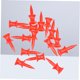 thumbnail image 3 of HEALEEP 50Pcs Red Plastic Tees 30mm Golf Accessories for Driving Range Mats, 3 of 7