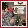 thumbnail image 7 of Salouo Bicycles Parts Print Christmas Decorations Stockings 1 Pack 18'' Xmas Stockings Holiday Stocking Personalized Farmhouse Decor for Home Family Party Tree, 7 of 7