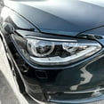 thumbnail image 3 of Headlight Eyebrows Trims For BMW 1 Series F20 F21 Pre 2011-2014 LCI Black, 3 of 11