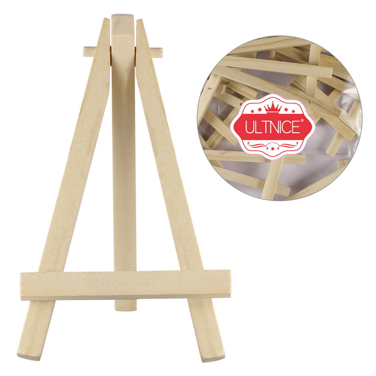 Mini Wooden Picture Frame Tripod Display Easels Stand for Phone Photo Frame  Painting Art