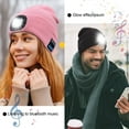 thumbnail image 6 of Zukuco Unisex Bluetooth Beanie with Headlight, LED Music Beanie, Rechargeable Musical Knitted Cap for Men Women Gifts, 6 of 7