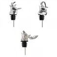 thumbnail image 1 of 3x Animal Head-Wine Pourer Spout,Wine Bottle Stopper, 1 of 4