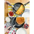 thumbnail image 4 of 3pcs Smarten Ultra Flexible Silicone RubberTurner Spatula, 600ºF Heat-Resistant (Gray/Black), 4 of 9