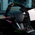thumbnail image 6 of Flamingo 14.5 Inch Printing PVC Leather Auto Accessories Car Wheel Cover Steering Wheel Covers, 6 of 6