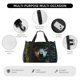 thumbnail image 4 of Fotbe Realistic Style Colorful Wolf A Bolsa de Viaje con Estampado, Bolsa de Fin de Semana para Mujer con Compartimento para Zapatos, Bolsa de Gimnasio con Bolsillo Húmedo, 4 of 7