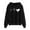 Black##1, variant on Jsaierl Hoodies Women Cute Heart Print Sweatshirt Top Long Sleeve Comfy Fall Pullover Sweatshirts