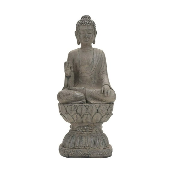 jicheng Buddha Statue Artwork Craft Gift Resin Sculpture for Indoor Living Room Home B