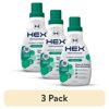 (3 pack) HEX Performance Fragrance Free Detergent, 50 Loads