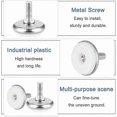 thumbnail image 3 of 30 Pcs Adjustable Furniture Feet Regulating Screw Round M6 Thread Leveling Feet Height Adjustable Feet (white), 3 of 5