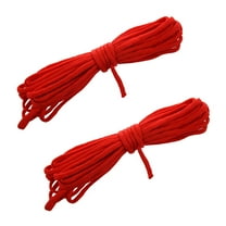 2025 New! 2X 20FT Paracord Parachute Cord Lanyard Nylon Desert Survival 7 Strand-Red