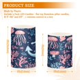 thumbnail image 6 of Yayeee Flameless Candles with Remote Flickering Battery Operated Multi Color Changing, Light Blue Anchor, 6 of 7