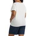thumbnail image 4 of Lee® Women's Plus Short Sleeve Graphic Logo Lifestyle Tee, Sizes 0X-4X, 4 of 6