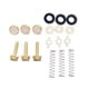 thumbnail image 1 of Kit de reparación de pistón de trompeta, kit de mantenimiento, fieltros de reparación profesionales, arandelas, piezas de instrumento, repuestos, 1 of 9