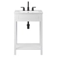 thumbnail image 6 of Modway Altura 24" MDF Ceramic and Particleboard Bathroom Vanity in White, 6 of 8