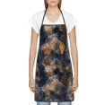 thumbnail image 3 of Fuzoiu Watercolor Snake Skin Print Kitchen Cooking Aprons,Kitchen Cooking BBQ Aprons,Chef Apron with 2 Pockets for Men Women,Art Aprons for Painting Pottery Ceramics, 3 of 7