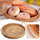 thumbnail image 1 of Almacenamiento De Ratán Tejida A Mano Con Asa, Plato De Comida Para Pan, Cesta De Almacenamiento De Escritorio Redonda Lavable sonducket HA041647-02, 1 of 6