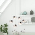 thumbnail image 1 of Jupiter 6 Light Nickel Pendant - Oval Canopy, 1 of 1