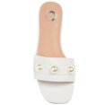 thumbnail image 4 of Journee Womens Leonie Slide Flat Sandals, 4 of 8