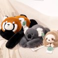 thumbnail image 4 of 65cm Kawaii High Quality Forest Animal Plush Doll Pillow Soft Long-arm Raccoon Dinosaur Sloth Panda Koala Plush Toy Home Decor, 4 of 9