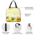 thumbnail image 5 of Defioc Sunflowers On A Yellow Background Print Lunch Box,Lunch Bag for Women Men Reusable Insulated Lunch Tote for Work/Office/Picnic/Travel, 5 of 6