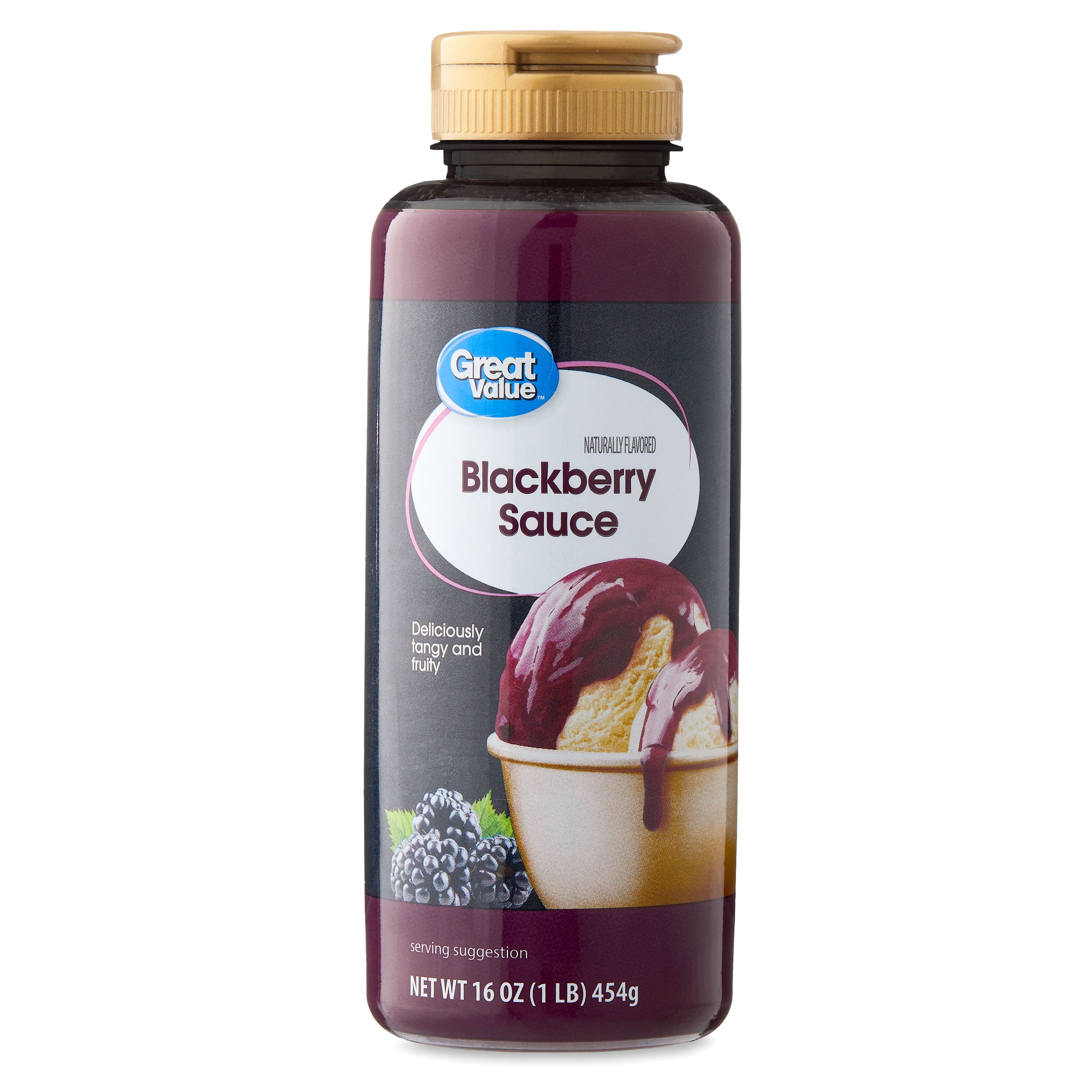 (4 pack) Great Value Blackberry Sauce, 16 oz