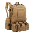 thumbnail image 1 of Mochila de tela Oxford para exteriores, mochila de camuflaje, mochila combinada impermeable para montañismo Wmkox8yii jkg1785, 1 of 2