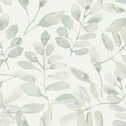 InHome Lotus Green Vinyl Peel and Stick Wallpaper, 216-in by 20.8-in, 31.2 Sq. ft.