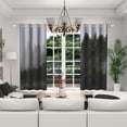 thumbnail image 4 of Lfeey Forest Blackout Curtains for Room, Darkening Curtains for Bedroom, Black, 42x63 inches, 2 Panel, 4 of 6