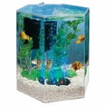 thumbnail image 5 of Tetra 1 Gallon Bubbling LED Aquarium Kit, Acrylic Hexagon Shape Fish Tank with Color-Changing Light, 5 of 7