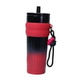 thumbnail image 3 of Vaso térmico portátil de 710 ml con tapa, regalo de cumpleaños, a prueba de fugas, reutilizable, botella de agua térmica para el trabajo y el hogar. Rojo, 3 of 8