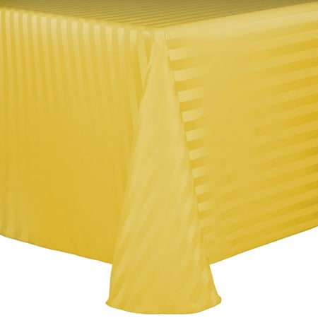 

Ultimate Textile Satin-Stripe 54 x 120-Inch Oval Tablecloth
