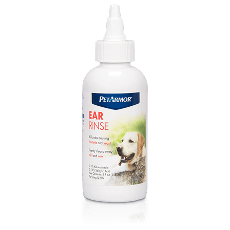 PetArmor Ear Rinse for Dogs and Cats, 4 oz.