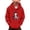 Red, variant on Kids Dinosaur Hoodie Sweatshirt Long Sleeve Pullover Crewneck Warm Winter Top for Toddler Boys Girls Ages 3-14