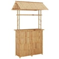 thumbnail image 2 of vidaXL 3 Piece Bar Set Bamboo, 2 of 9