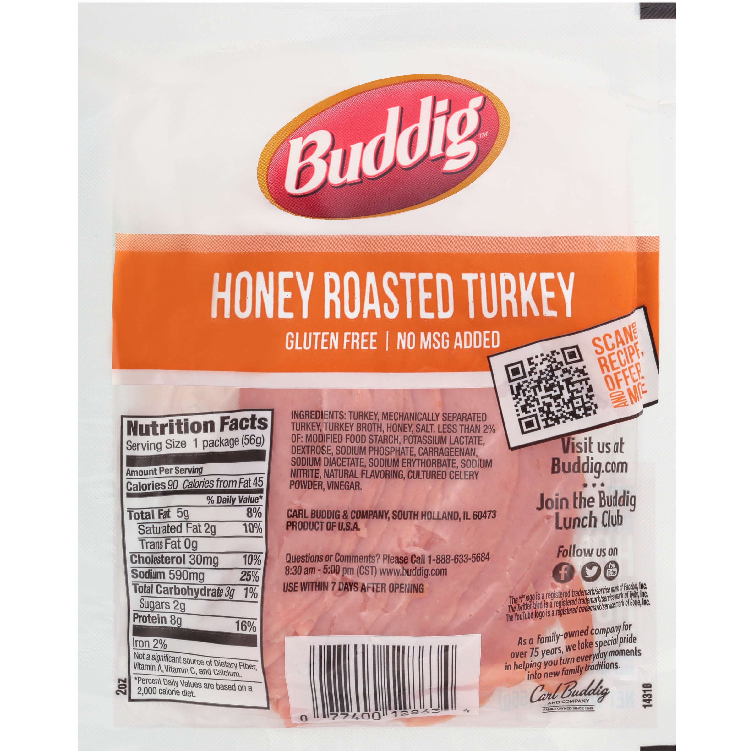Buddig Honey Turkey Nutrition Facts Nutrition Ftempo