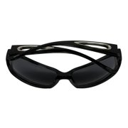 Esprit Womens Sunglass Black Rectangle Plastic, Smoke Gradient 19394 538