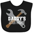 thumbnail image 3 of Inktastic Daddy's Little Helper Tool Set Boys Baby Bib, 3 of 4