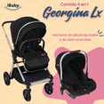 thumbnail image 2 of Carriola 4 En 1 Georgina LX | Reversible | Portabebé Ibaby negro, 2 of 10
