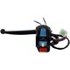 thumbnail image 2 of Interruptores de control de manillar izquierdo y derecho yuxing 12 V resistentes al agua rojo azul negro, 2 of 5