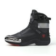 thumbnail image 1 of JG WOLVES- Smart LED Motorcycle Boots - Unisex Racing & Touring Riding Shoes - All-Season Motorbike Gear with Customizable Display,Black,44, 1 of 27