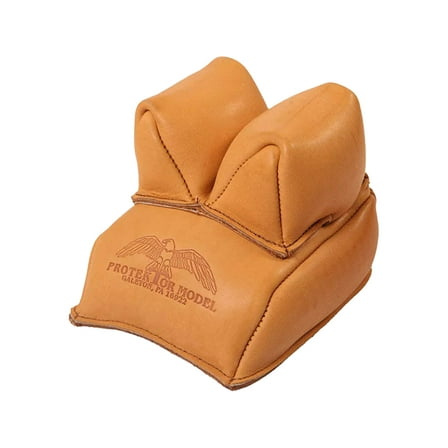 Protektor Rabbit Ear Rear Shooting Rest Bag Leather Tan Filled