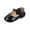 Black, variant on Toddler Little Girl Dress Shoes Mary Jane Party Sandals Toddler Shoes Baby Girls Cute Fashion Bow Non-slip Soft Bottom Princess Sandals Black 12-18 Months